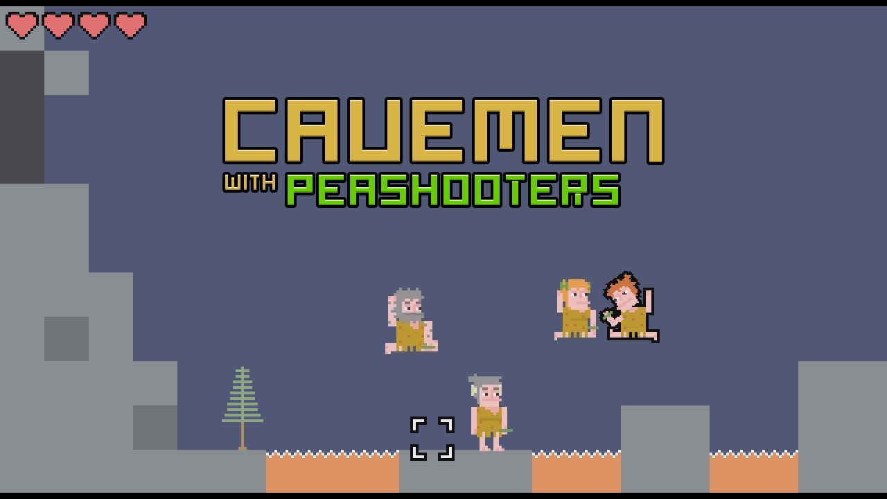 Cavemen With Peashooters